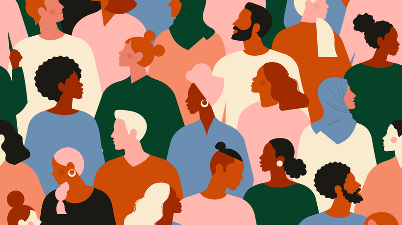 Image depicting cultural awareness and a diverse group of people